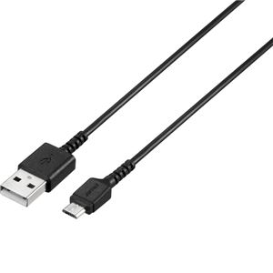 バッファロー(サプライ) USB2.0ケーブル(Type-A to microB) スリム 1.5m ブラック