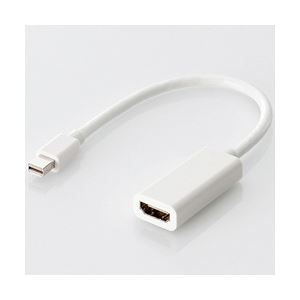 エレコム Mini DisplayPort-HDMI変換アダプタ/ホワイト/forMAC