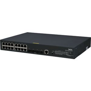 NEC QX-S4116GT-4G-PW 1Gx16p SFPx4pレイヤ2インテリジェントPoE+スイッチ