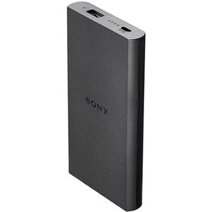 SONY スマホ用USBポータブル電源 10000mAh 約1000回繰り返し使用可 ブラック