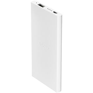 SONY スマホ用USBポータブル電源 5000mAh 約1000回繰り返し使用可 ホワイト