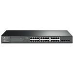 TP-LINK JetStream 24-Port Gigabit Smart PoE+ Switch with 4SFP Slots