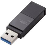 エレコム USBフラッシュメモリ／USB3.1（Gen1）／USB3.0対応／回転式／8GB／ブラック