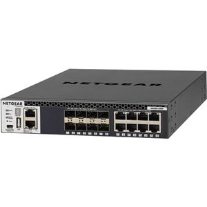 NETGEAR Inc. M4300-8X8F 10GBASE-T 8ポート + 10G SFP+ 8スロットLayer3マネージスイッチ（スタッカブル） 【ライフタイム保証】