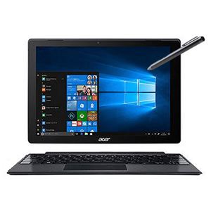 Acer SW512-52P-A34QB6 （Core i3-7130U／4GB／128GBSSD／12.0／2in1／Windows 10 Pro64bit／指紋認証／マルチタッチ／ペン付／KB付／ドライブなし／1年保証／Office H＆B 2016）