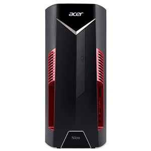 Acer Nitro N50-600 N50-600-N58G／G5T （Corei5-8400／GeForce GTX1050Ti／8GB／128GB SSD+1TBHDD／DVD±R／RWスリムドライブ／Windows 10 Home（64bit）／ブラック）