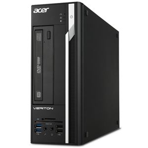 Acer VX2640G-N78UCB6 （スリムタワー／Core i7-7700／16GB／256GBSSD+1TB HDD／DVD+／-RW／Windows 10 Pro 64bit／HDMI／DVI／VGA／1年保証／OfficeHome＆Business 2016）