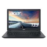 Acer TMP238G2M-N34Q （Core i3-7130U／4GB／128GBSSD／ドライブなし／13.3型／HD／モバイル／Windows 10 Pro64bit／LAN／HDMI／1年保証／ブラック／Officeなし）