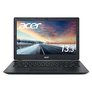 Acer TMP238G2M-N58U （Core i5-7200U／8GB／256GBSSD／ドライブなし／13.3型／HD／モバイル／Windows 10 Pro64bit／LAN／HDMI／1年保証／ブラック／Officeなし）