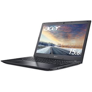 Acer TMP259G2M-N38U／H （Core i3-7130U／8GB／256GBSSD／DVD+／-RW／15.6 型／フルHD／Windows 10 Pro64bit／1年保証／ブラック／Officeなし）