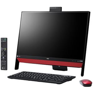 NECパーソナル LAVIE Desk All-in-one - DA370／KAR ラズベリーレッド