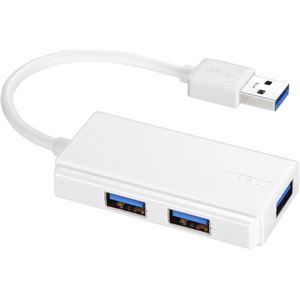 バッファロー（サプライ） USB3.0 バスパワー 3ポート ハブ ホワイト