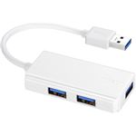 バッファロー（サプライ） USB3.0 バスパワー 3ポート ハブ ホワイト