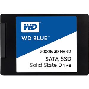 WESTERN DIGITAL（SSD） WD Blue 3D NANDシリーズ SSD 500GB SATA 6Gb／s 2.5インチ7mm cased 国内正規代理店品