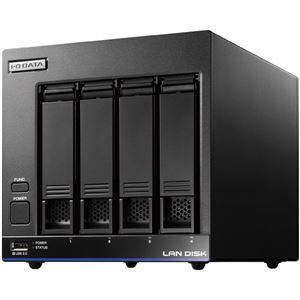 アイ・オー・データ機器 Trend Micro NAS Securityインストール済み 4ドライブ法人向けNAS 8TBライセンス5年
