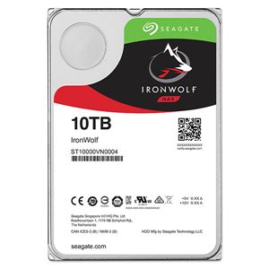 Seagate Guardian IronWolfシリーズ 3.5インチ内蔵HDD 10TB SATA6.0Gb／s7200rpm 256MB