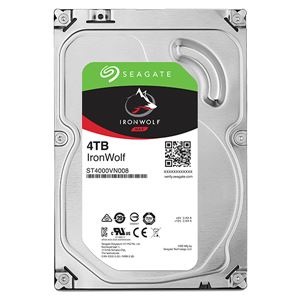 Seagate Guardian IronWolfシリーズ 3.5インチ内蔵HDD 4TB SATA 6.0Gb／s5900rpm 64MB