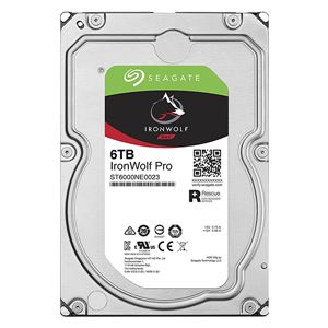 Seagate Guardian IronWolf Proシリーズ 3.5インチ内蔵HDD 6TB SATA6.0Gb／s 7200rpm 256MB