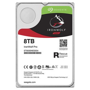 Seagate Guardian IronWolf Proシリーズ 3.5インチ内蔵HDD 8TBSATA6.0Gb／s 7200rpm 256MB