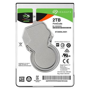 Seagate Firecudaシリーズ 2.5インチ内蔵HDD 2TB SATA6.0Gb／s 5400rpm8GB NAND