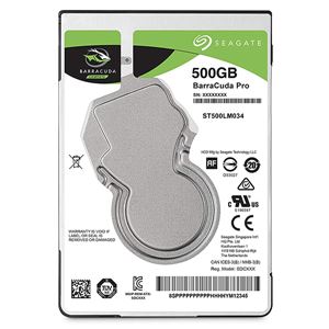 Seagate Guardian BarraCuda Proシリーズ 2.5インチ内蔵HDD 500GBSATA6.0Gb／s 7200rpm 128MB