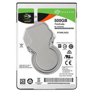Seagate Firecudaシリーズ 2.5インチ内蔵HDD 500GB SATA6.0Gb／s 5400rpm8GB NAND