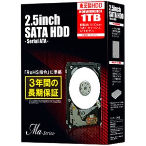 東芝（HDD） データリカバリー付き 2.5インチ内蔵HDD Ma Series 1TB 5400rpm8MBバッファ SATA300