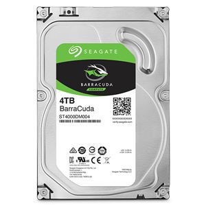 Seagate Guardian Barracudaシリーズ 3.5インチ内蔵HDD 4TB SATA6.0Gb／s 5400rpm 256MB