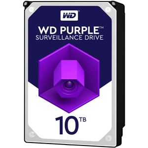 WESTERN DIGITAL WD Purple 3.5インチ内蔵HDD 10TB SATA6Gb／s Intellipower256MBキャッシュ AF対応