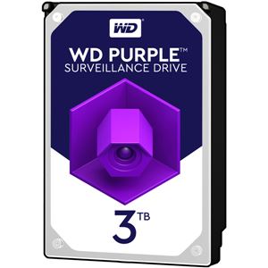 WESTERN DIGITAL WD Purpleシリーズ 3.5インチ内蔵HDD 3TB SATA6Gb／sIntellipower 64MBキャッシュ AF対応