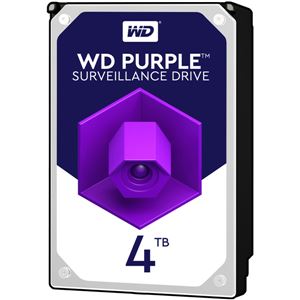 WESTERN DIGITAL WD Purpleシリーズ 3.5インチ内蔵HDD 4TB SATA6Gb／sIntellipower 64MBキャッシュ AF対応