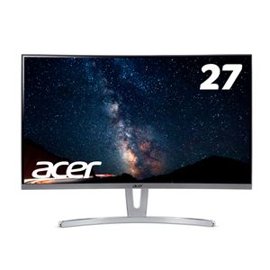 Acer 27型ワイド液晶ディスプレイ ED273Awidpx（VA／非光沢／1920x1080／フルHD／250cd／4m／DVI-D（HDCP対応）／HDMIv2.0（HDCP対応）／DisplayPort v1.2a／ヘッドホン）