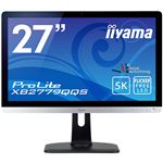 iiyama 27型ワイド液晶ディスプレイ ProLite XB2779QQS（5K解像度／IPS／昇降／スウィーベル） マーベルブラック