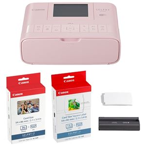 キヤノン コンパクトフォトプリンター SELPHY CP1300 カードプリントキット （ピンク）