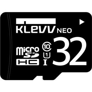 ESSENCORE KLevv microSDHCメモリーカード 32GB Class10 UHS-I U1SDアダプター付