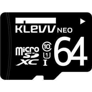 ESSENCORE KLevv microSDXCメモリーカード 64GB Class10 UHS-I U1SDアダプター付