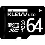 ESSENCORE KLevv microSDXCメモリーカード 64GB Class10 UHS-I U1SDアダプター付