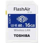 東芝（家電） 無線LAN搭載SDHCメモリーカード「FlashAir」 16GB