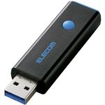 エレコム USBメモリー／USB3.0対応／ノック式／16GB／ブルー