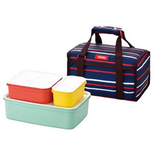 サーモス ファミリーフレッシュランチボックス 2段式 3920ml ネイビー
