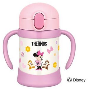 サーモス まほうびんのベビーストローマグ 250ml Disney baby ライトピンク