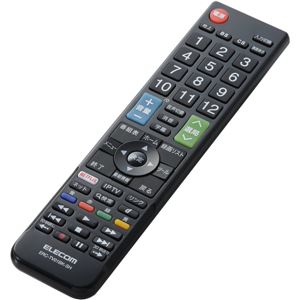 エレコム かんたんTVリモコン／シャープ・アクオス用／ブラック