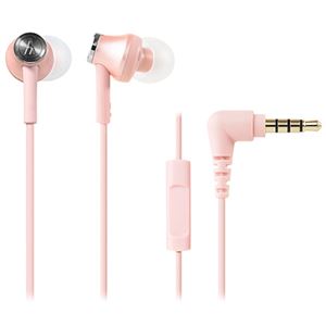 オーディオテクニカ スマートフォン用インナーイヤーヘッドホン ピンク