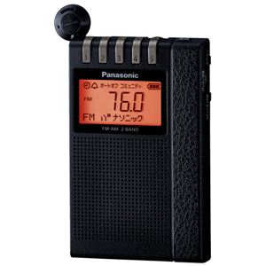 パナソニック（家電） FM／AM 2バンドレシーバー （ブラック）