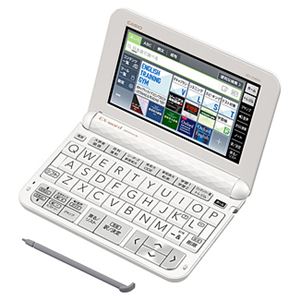 カシオ計算機 電子辞書 EX-word XD-Z9800（186コンテンツ／大学生・文系・英語強化モデル／ホワイト）
