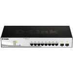 D-Link WEBスマート L2スイッチ10／100／1000BASE-Tポート×8、SFPスロット×2、リミテッドライフタイム保証対象