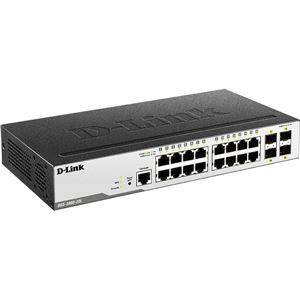 D-Link DGS-3000-20L Managed L2スイッチ10／100／1000BASE-Tポート×16、SFPスロット×4、リミテッドライフタイム保証対象