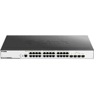 D-Link DGS-3000-28XL2+マネージドスイッチ、10／100／1000BASE-Tポート×24、10GSFP+スロット×4（リミテッドライフタイム保証対象）