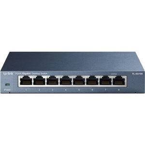 TP-LINK 8ポート 10／100／1000Mbps デスクトップ スイッチ