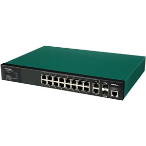 パナソニックESネットワークス 18ポート PoE給電スイッチングハブ SK-EML16TPoE+